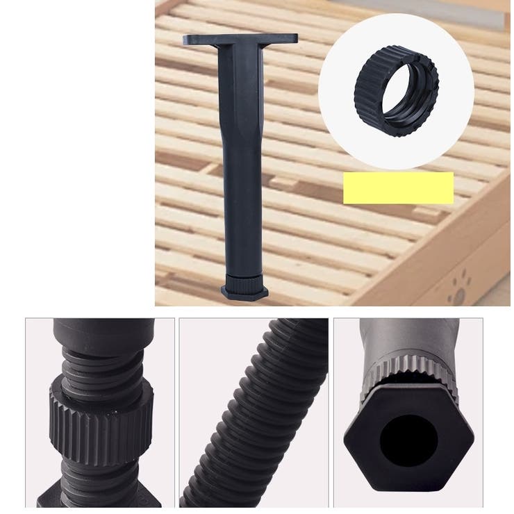 ベッド用ストッパー 同サイズ2個セット ベットフレーム | PlusNao | 詳細画像10 