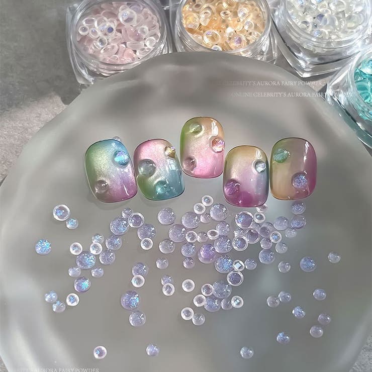 ネイルパーツ デコパーツ 半円ビーズ | PlusNao | 詳細画像3 