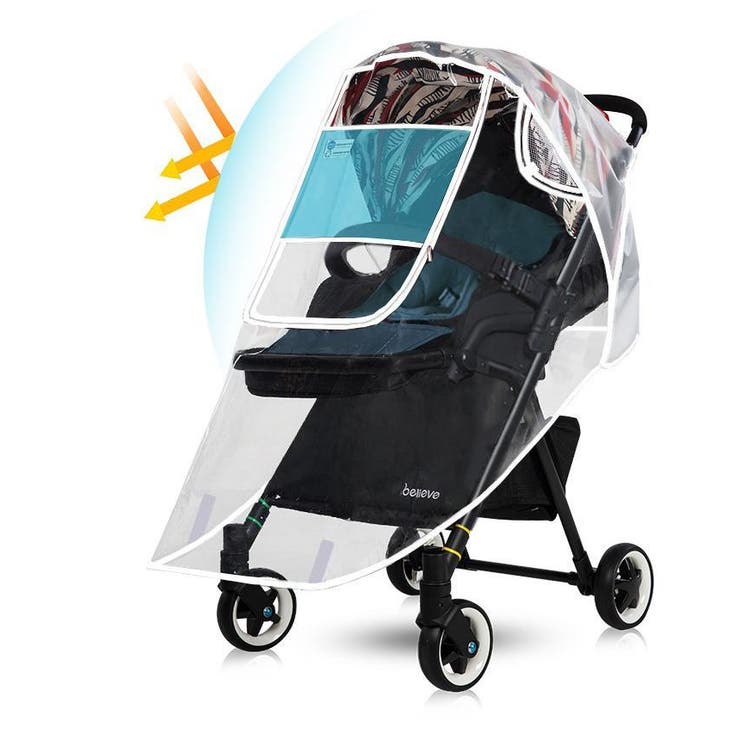 レインカバー ベビーカー用 バギー用 | PlusNao | 詳細画像2 