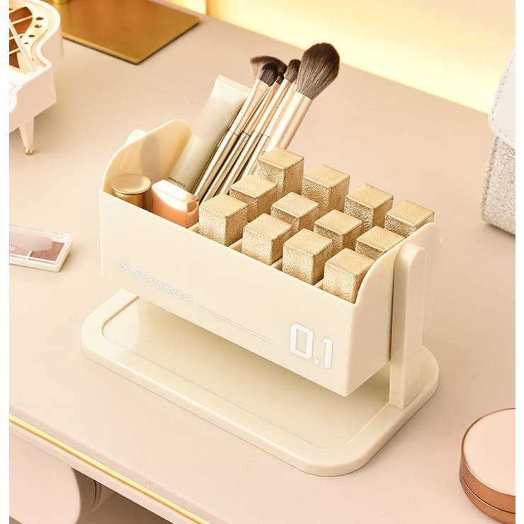 メイクボックス コスメ収納ボックス 卓上収納ボックス | PlusNao | 詳細画像6 