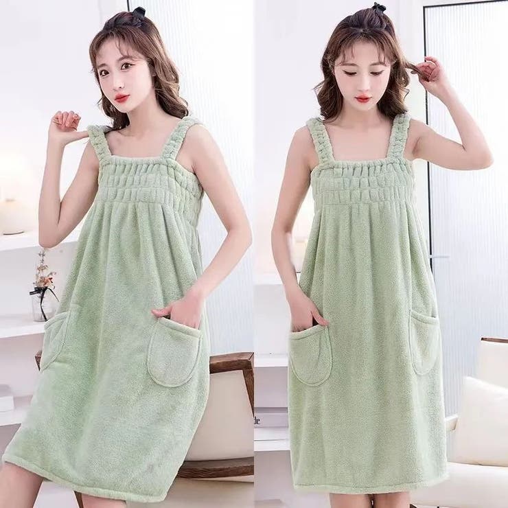 バスローブ タオルワンピース 巻きタオル | PlusNao | 詳細画像2 