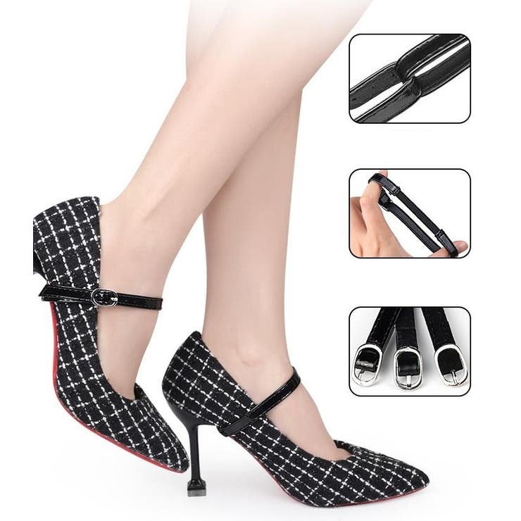 シューズストラップ パンプスストラップ 1ペア | PlusNao | 詳細画像4 