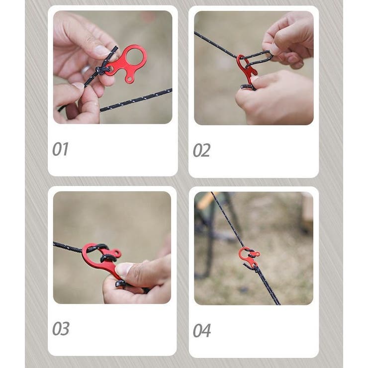 ロープテンショナー 4個セット 自在金具 | PlusNao | 詳細画像8 