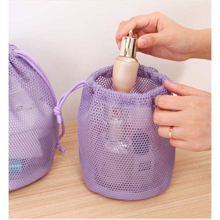 化粧ポーチ メイクポーチ 巾着ポーチ | PlusNao | 詳細画像3 