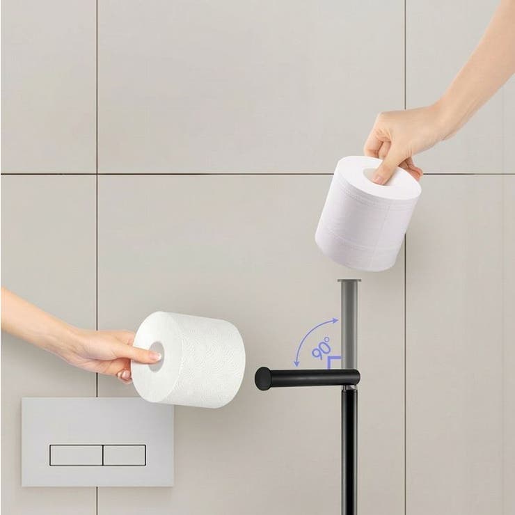 トイレットペーパーホルダー トイレットペーパースタンド 置き型 | PlusNao | 詳細画像10 