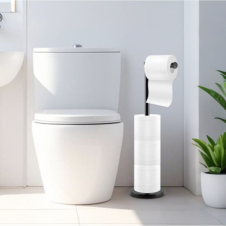 トイレットペーパーホルダー トイレットペーパースタンド 置き型 | PlusNao | 詳細画像2 