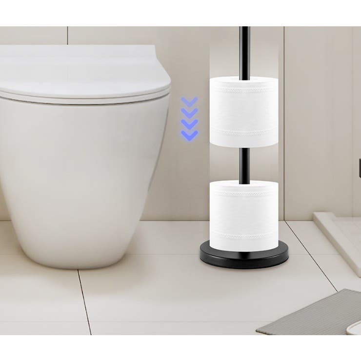 トイレットペーパーホルダー トイレットペーパースタンド 置き型 | PlusNao | 詳細画像6 