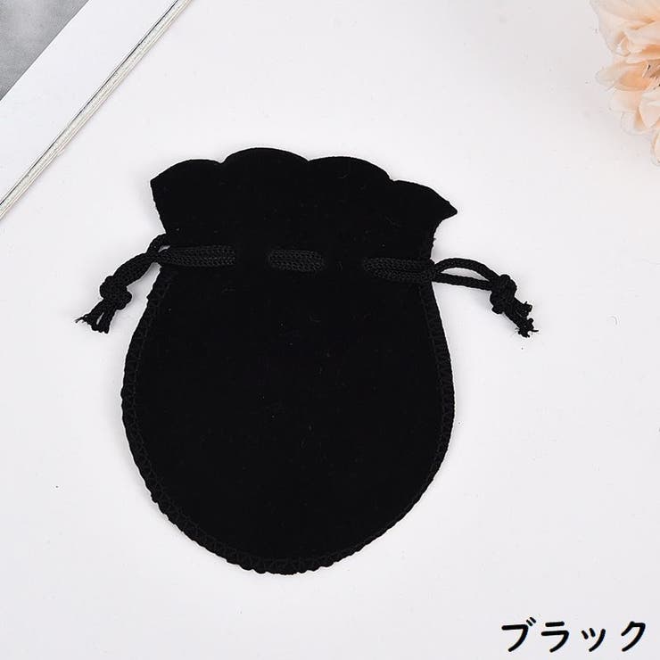 アクセサリーポーチ ジュエリーポーチ 巾着袋[品番：FQ000230374
