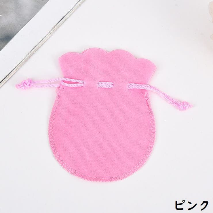 アクセサリーポーチ ジュエリーポーチ 巾着袋[品番：FQ000230374