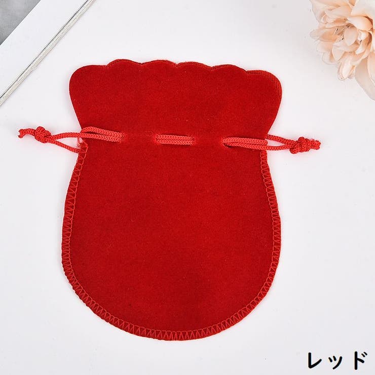 アクセサリーポーチ ジュエリーポーチ 巾着袋[品番：FQ000230374