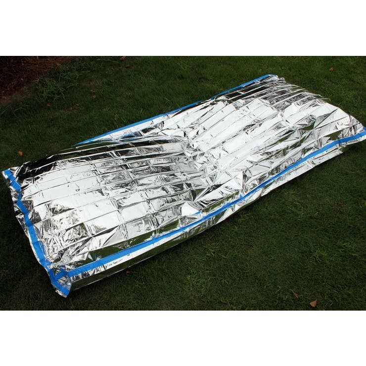 エマージェンシーシート 非常用簡易寝袋 保温アルミシート | PlusNao | 詳細画像2 