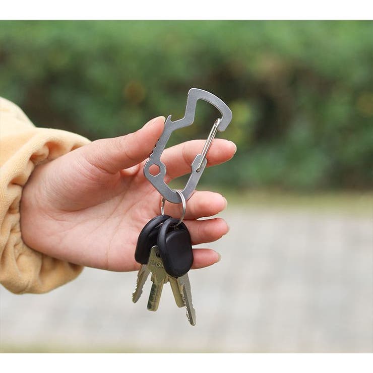 カラビナ 同色4個セット 栓抜き | PlusNao | 詳細画像4 