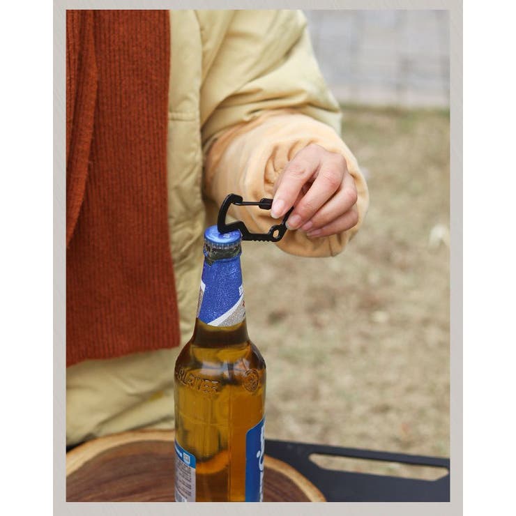 カラビナ 同色4個セット 栓抜き | PlusNao | 詳細画像5 