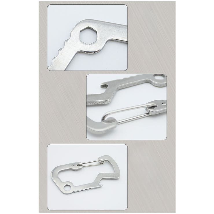 カラビナ 同色4個セット 栓抜き | PlusNao | 詳細画像9 