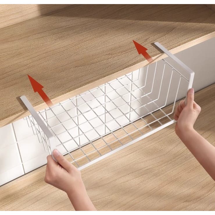 戸棚下収納ラック 吊り下げ棚 吊り下げラック | PlusNao | 詳細画像12 