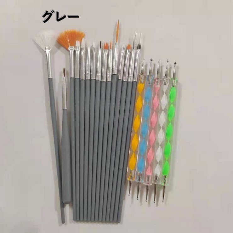 ネイルアートブラシ ドットペン 20本セット | PlusNao | 詳細画像15 