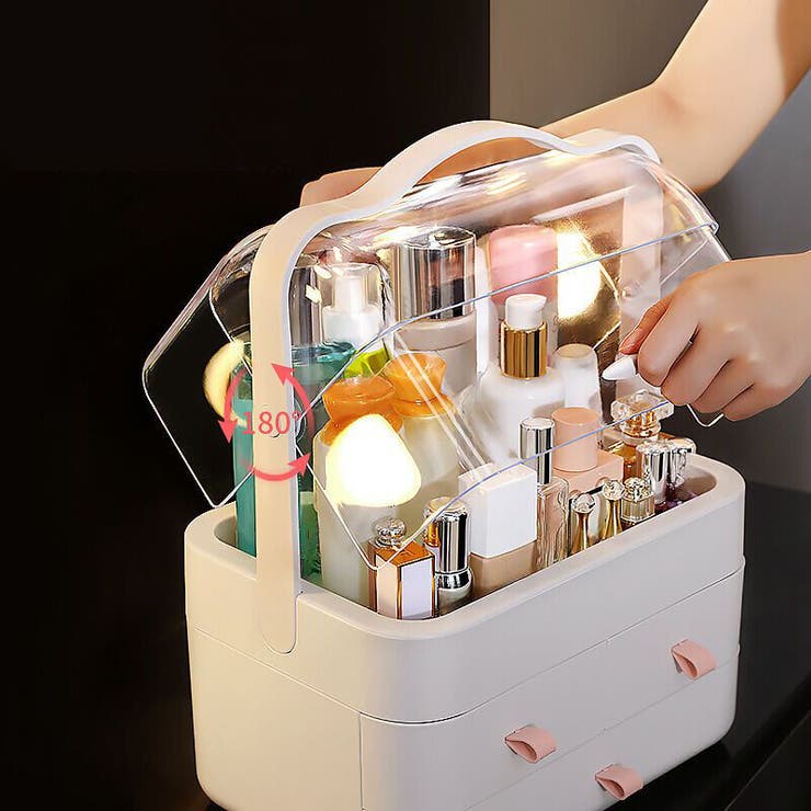 メイクボックス コスメボックス 化粧品収納ケース | PlusNao | 詳細画像4 