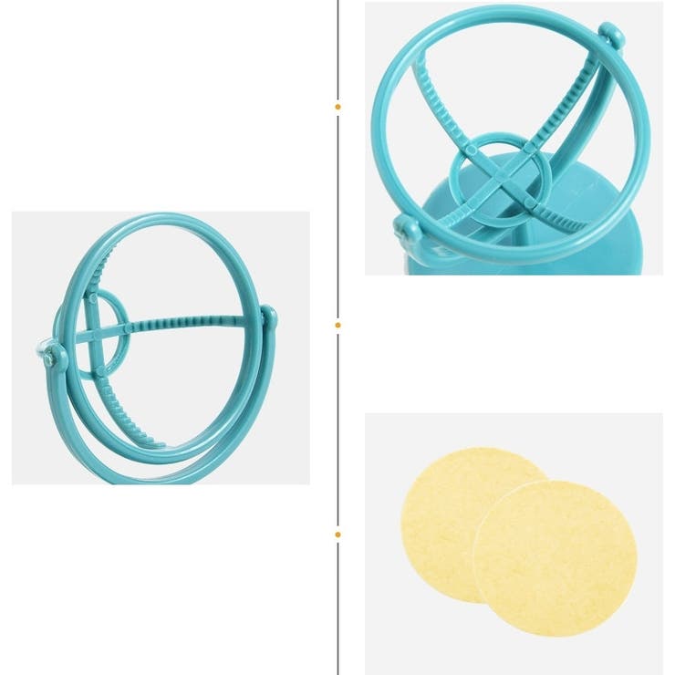 メイクスポンジスタンド ホルダー 3Dパフ | PlusNao | 詳細画像9 