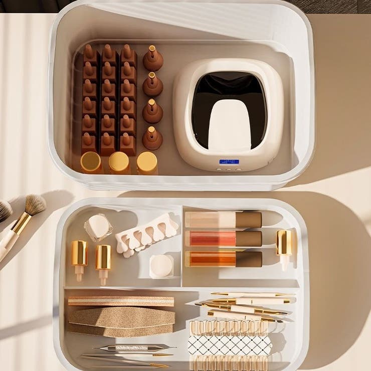 ネイル用品収納ケース 収納ボックス ネイルボックス | PlusNao | 詳細画像3 