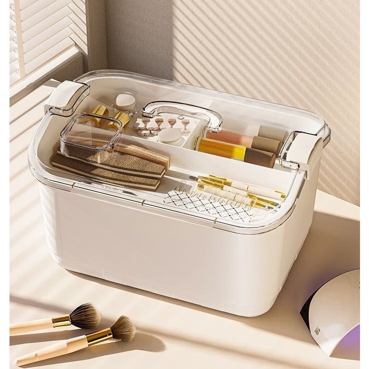 ネイル用品収納ケース 収納ボックス ネイルボックス | PlusNao | 詳細画像4 