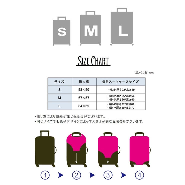 スーツケースカバー キャリーバッグカバー キャリーケースカバー | PlusNao | 詳細画像18 