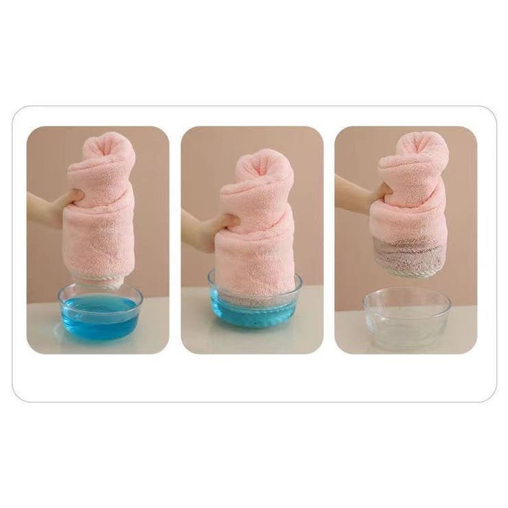 ヘアドライタオル タオルキャップ ドライキャップ | PlusNao | 詳細画像8 