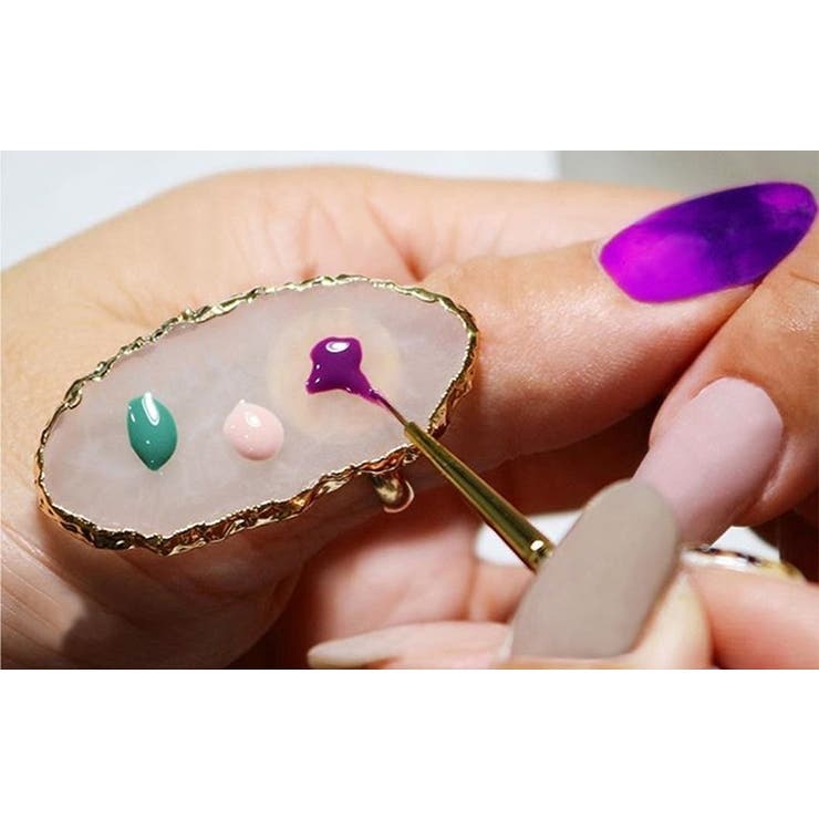 リングパレット マニキュア用 ネイルアートパレット | PlusNao | 詳細画像2 