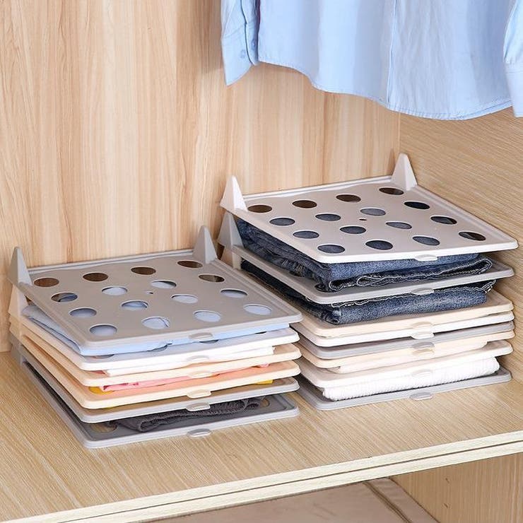 衣類収納ボード シャツ収納ボード 同色4個セット | PlusNao | 詳細画像3 