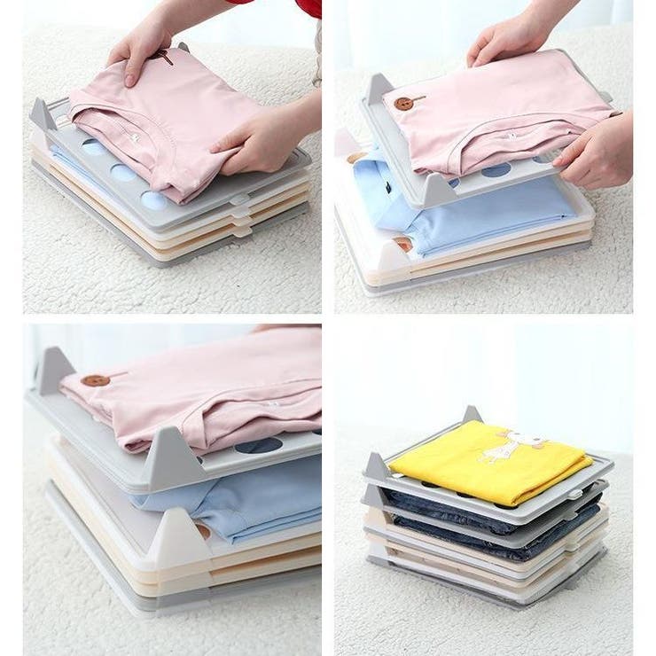 衣類収納ボード シャツ収納ボード 同色4個セット | PlusNao | 詳細画像6 