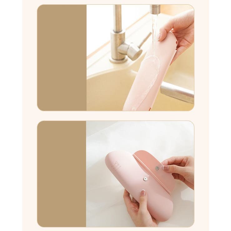 メイクブラシポーチ メイクブラシケース 化粧ポーチ | PlusNao | 詳細画像5 