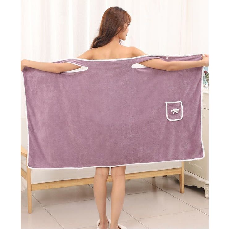 バスローブ 女性用 ラップタオル | PlusNao | 詳細画像6 