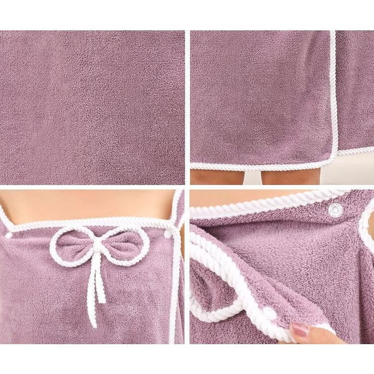 バスローブ 女性用 ラップタオル | PlusNao | 詳細画像9 