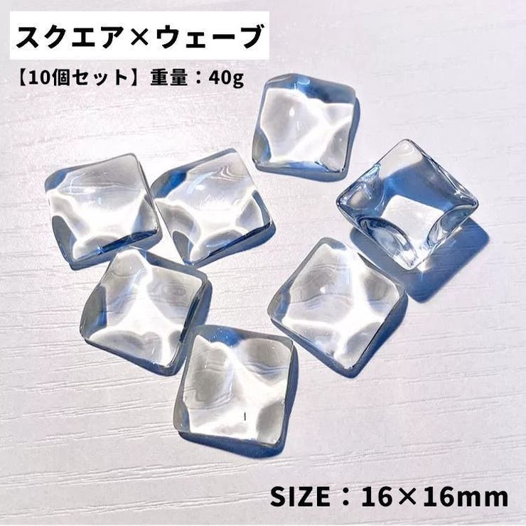 ネイルカラーチャート ガラスチャート クリアカボション | PlusNao | 詳細画像10 