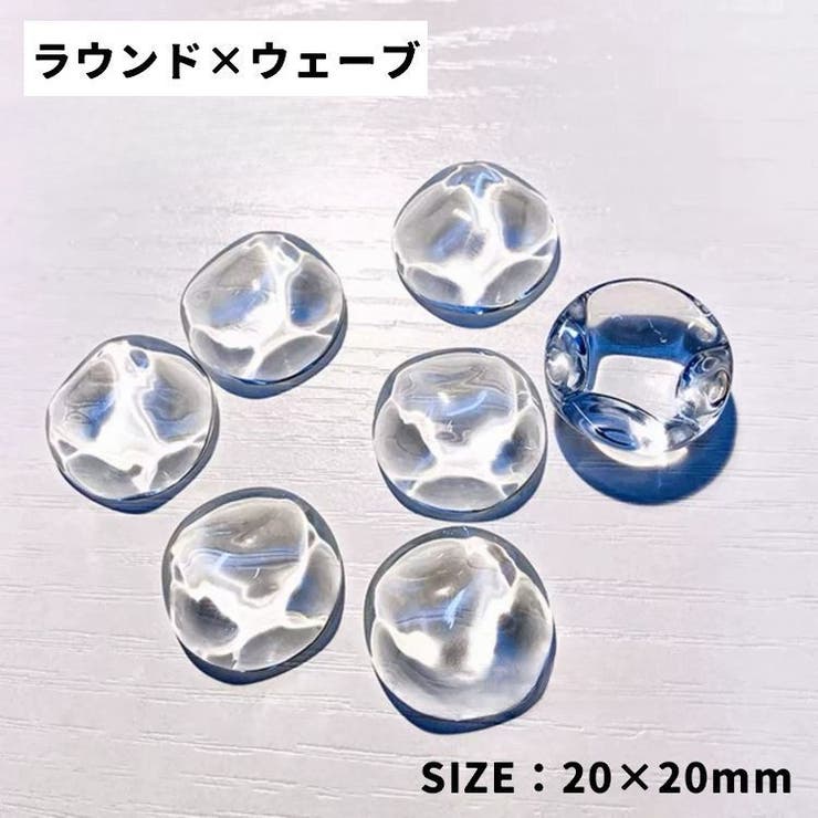 ネイルカラーチャート ガラスチャート クリアカボション | PlusNao | 詳細画像11 