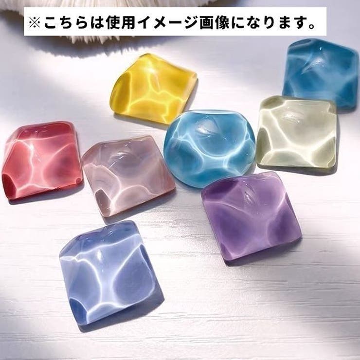 ネイルカラーチャート ガラスチャート クリアカボション | PlusNao | 詳細画像8 