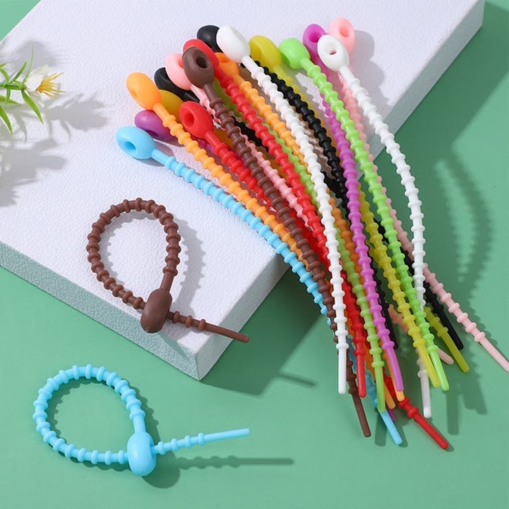 ケーブルバンド 5個セット シリコンバンド | PlusNao | 詳細画像2 