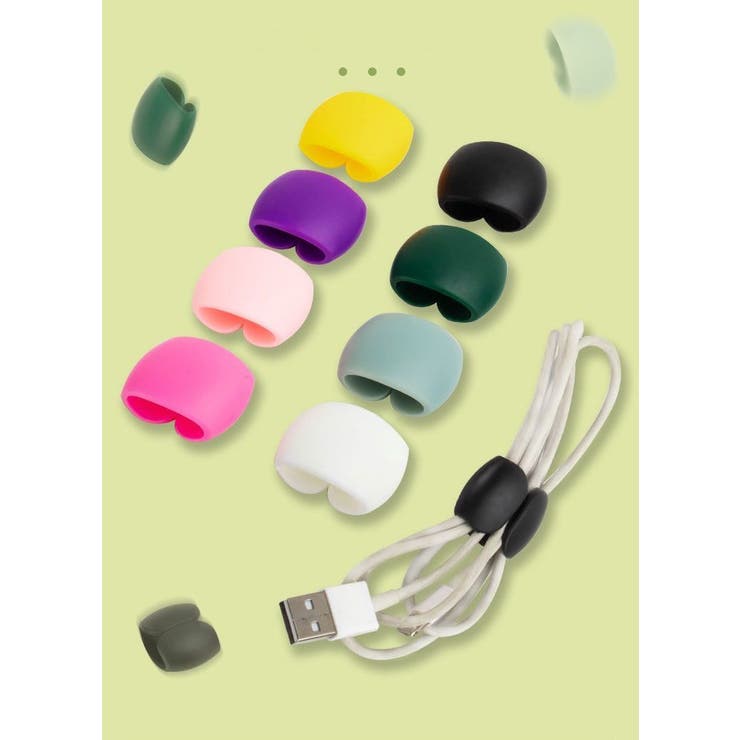 コードクリップ ケーブルホルダー 2個セット | PlusNao | 詳細画像2 