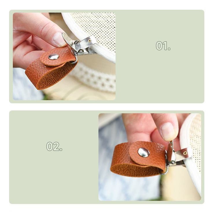 帽子クリップ ハットホルダー PUレザー | PlusNao | 詳細画像8 