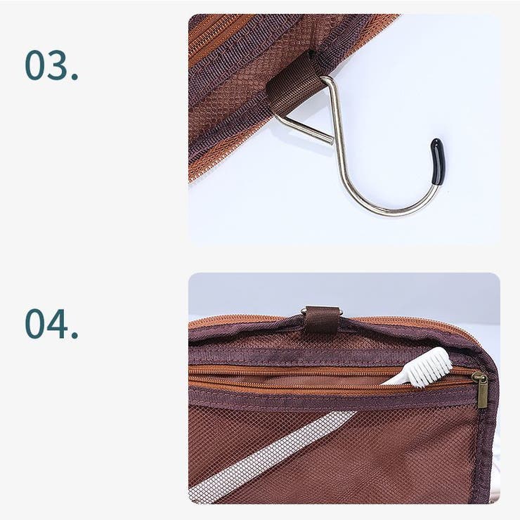 化粧ポーチ メイクポーチ コスメポーチ | PlusNao | 詳細画像10 