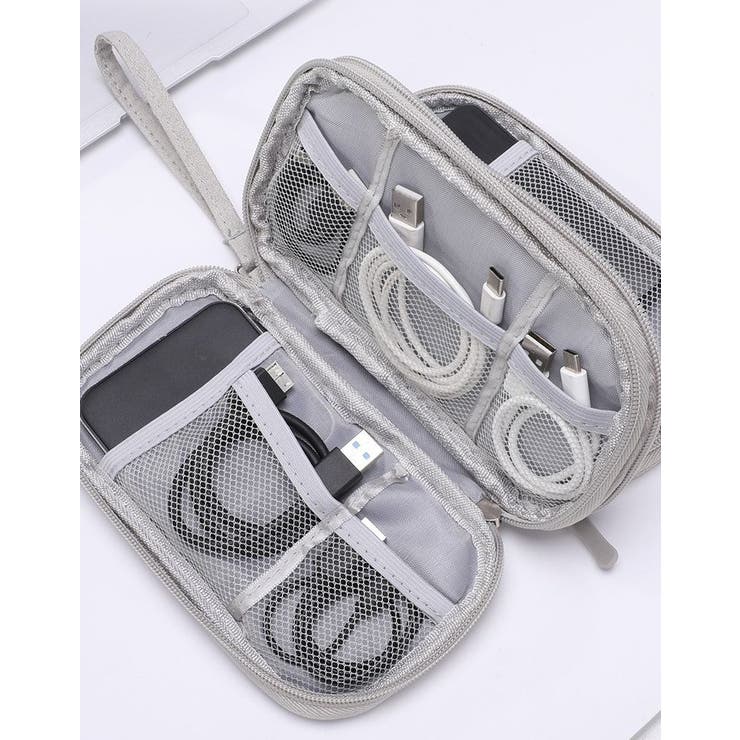 ガジェットポーチ ガジェットケース 2層 | PlusNao | 詳細画像3 