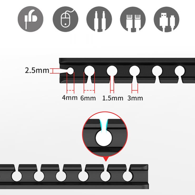 ケーブルホルダー ケーブルクリップ 3点セット | PlusNao | 詳細画像18 