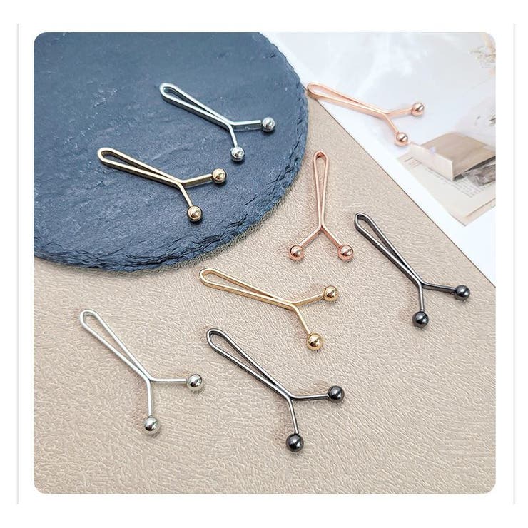 スカーフクリップ 10個セット スカーフ留め | PlusNao | 詳細画像3 