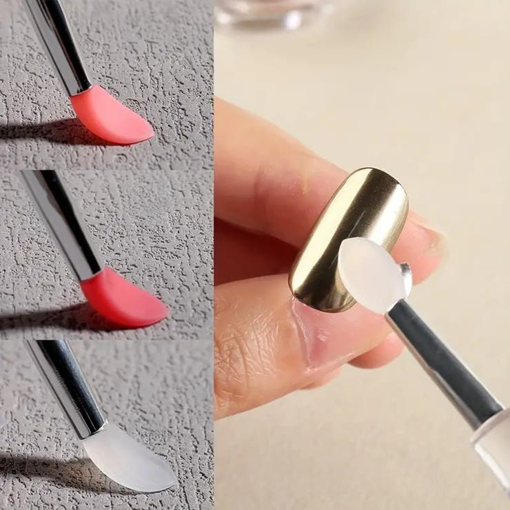 リップブラシ メイクブラシ シリコン | PlusNao | 詳細画像4 