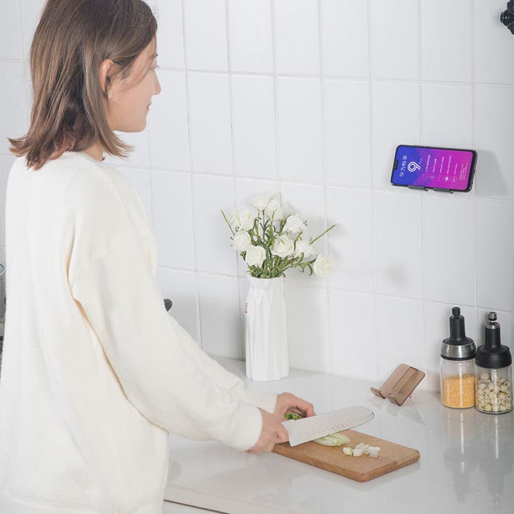 スマホスタンド スマホホルダー 粘着式 | PlusNao | 詳細画像4 