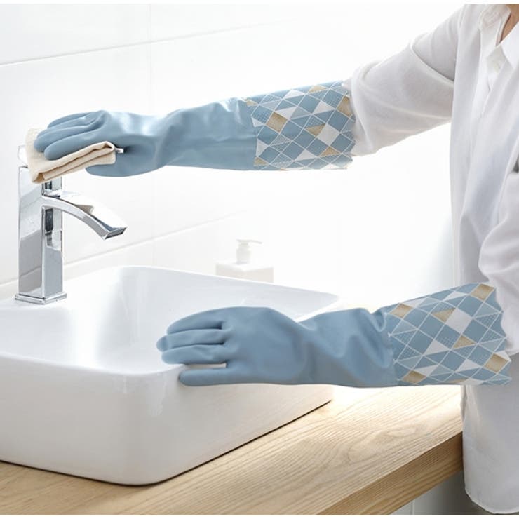 キッチングローブ ゴム手袋 ロング | PlusNao | 詳細画像2 