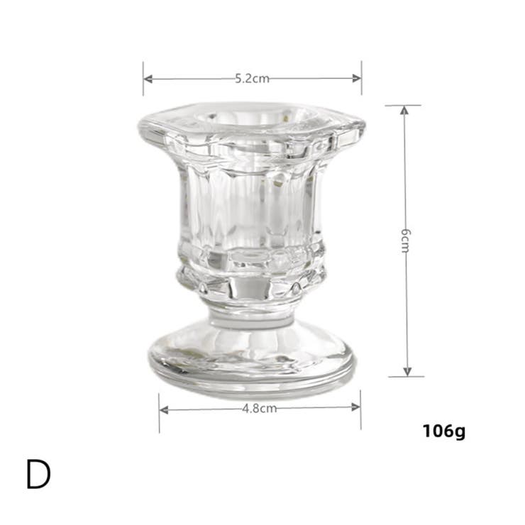 キャンドルホルダー キャンドルスタンド ガラス製 | PlusNao | 詳細画像9 