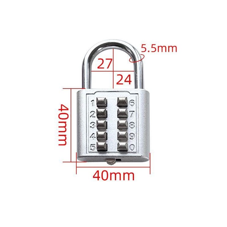 南京錠 ボタン式 防犯対策 | PlusNao | 詳細画像17 