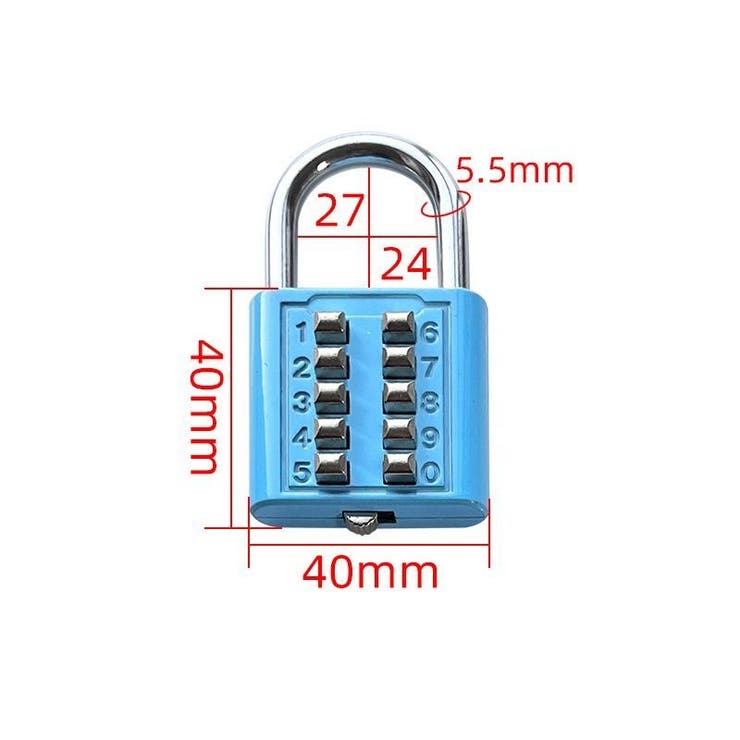 南京錠 ボタン式 防犯対策 | PlusNao | 詳細画像19 