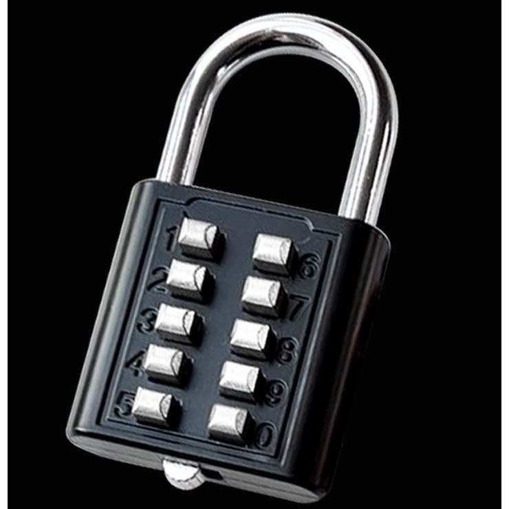 南京錠 ボタン式 防犯対策 | PlusNao | 詳細画像2 