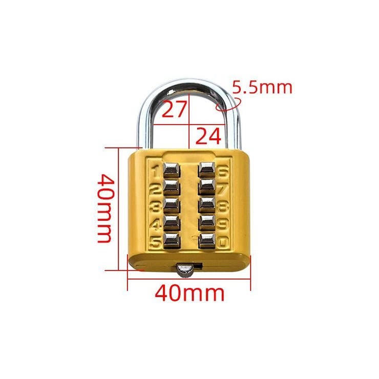 南京錠 ボタン式 防犯対策 | PlusNao | 詳細画像20 